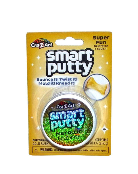 Cra-Z-Art Smart Putty Novelty Toy, Assorted, 1 Count-Colors May Vary