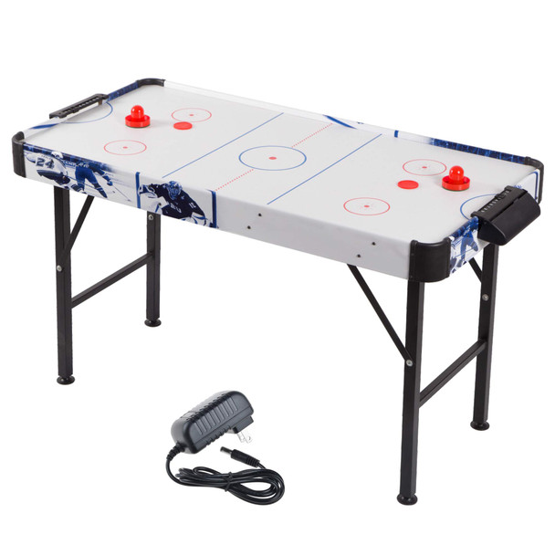 Point Games Air Hockey Table for Kids - Electric Powered Air Hockey Game - Foldable & Tabletop - Air Hockey for Kids & Adults - Games for Girls & Boys