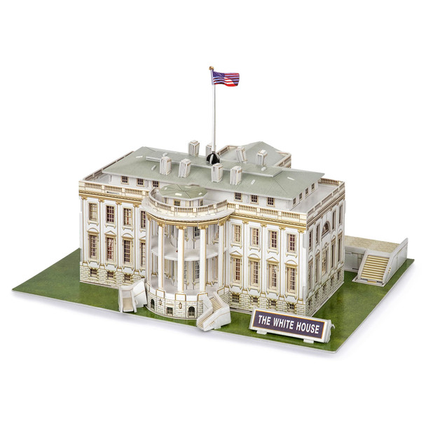 Puzelworx 3D Puzzles for Adult and Kids,  White House Model Kit Puzzle, Model Building Kits 3D Foam Puzzle, STEM Projects for Kids, Great Gift, DIY Project for Kids (White House)