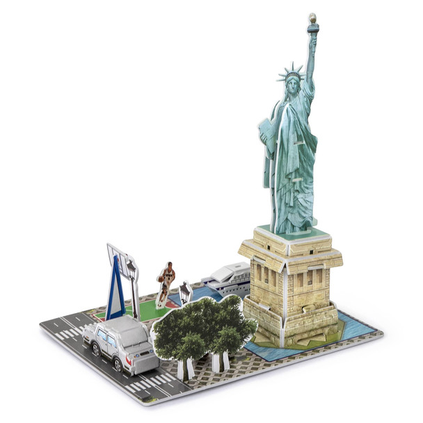 Puzelworx 3D Puzzles for Adult and Kids, NYC Model Kit Puzzle, Model Building Kits 3D Foam Puzzle, STEM Projects for Kids, Great Gift, DIY Project for Kids (NY City)