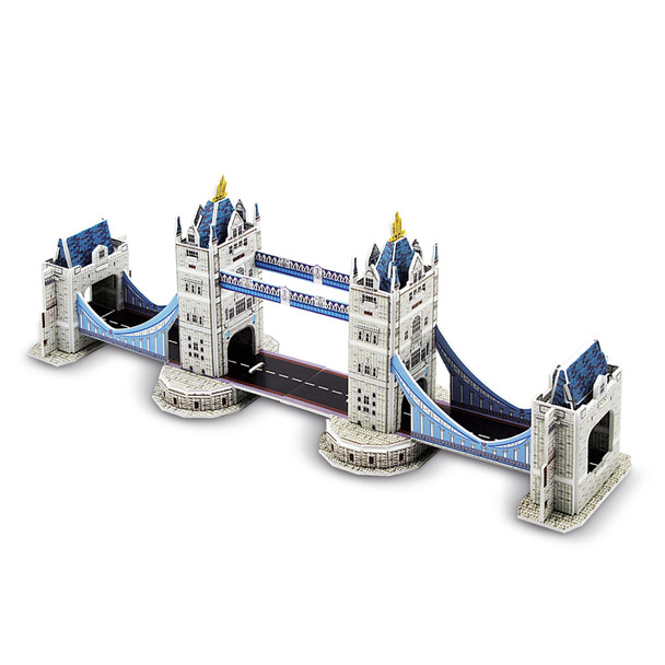 Puzelworx 3D Puzzles for Adult and Kids, Model Kit Puzzle, Model Building Kits 3D Foam Puzzle, STEM Projects for Kids, Great Gift, DIY Project for Kids (Tower Bridge)