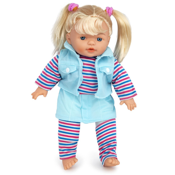 Playkidiz Talking Baby Doll, 14" Talking Baby Doll for Toddlers and Kids, Develops Important Skills and Helps Kids Bond and Form Relationships. (16 inch)