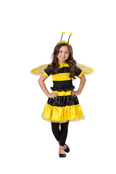 Dress-Up-America Bumblebee Costume for Girls - Bee Dress Up Costume for Kids -  Queen Bee Costume