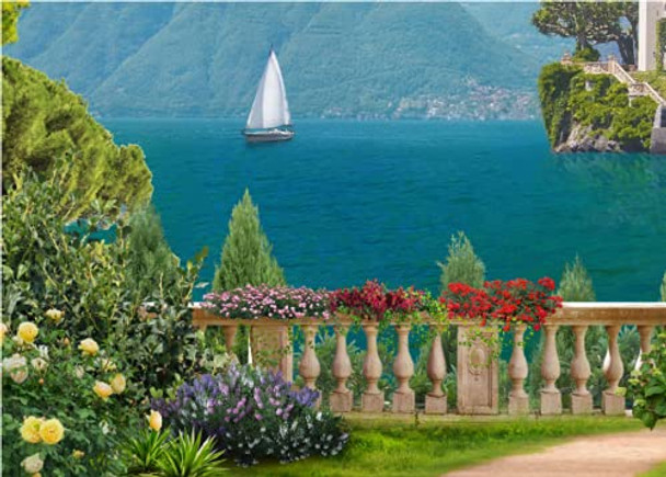 1000 Piece Jigsaw Puzzle Educational Puzzle Family Game Gift for Adults and Kids (Scenic Water View)