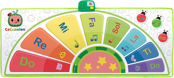 CoComelon Musical Piano Mat, 48” - Plays Clips of Songs from The Popular Children’s Show - Toys for Kids, Toddlers, and Preschoolers