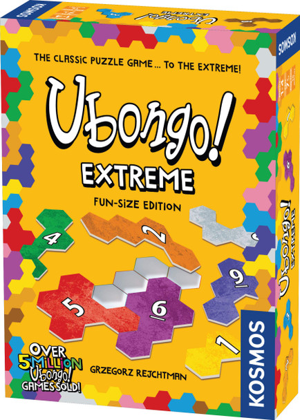 Ubongo Extreme: Fun-Size Edition - A Kosmos Game from Thames & Kosmos | Geometric Puzzle Game for Kids & Families | for Ages 7+, Portable Format | Encourages Spacial Recognition
