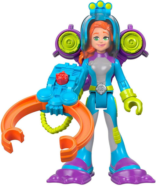 Fisher-Price Rescue Heroes Sandy O'Shin, 6-Inch Figure with Accessories, Multicolor