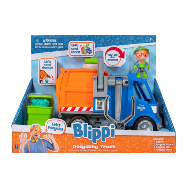 Blippi Recycling Truck - Educational Toys for Kids