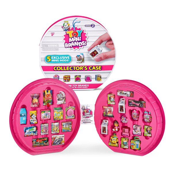 United Pacific Designs 77218: Zuru 5 Surprise Toy Mini Brands Series 2 Collectors Case with 5 Mini Brands