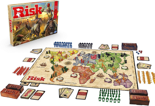 Hasbro Gaming Risk Game with Dragon, for Use with Alexa, Strategy Board Game Ages 10 and Up, with Special Token, Amazon Exclusive
