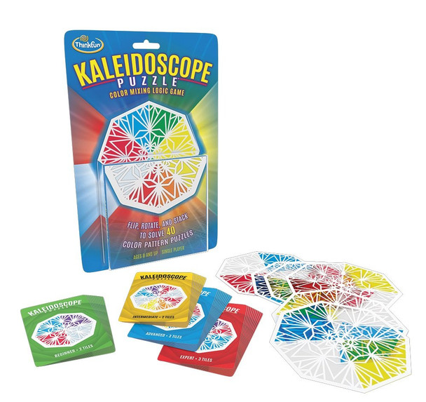 ThinkFun Kaleidoscope Logic Puzzle - Innovative Logic Game Where You Mix Colors to Solve Puzzles For Age 8 and Up