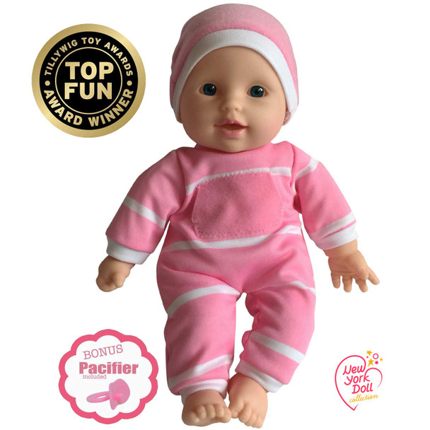11 inch Soft Body Doll in Gift Box - Award Winner & Toy 11" Baby Doll (Caucasian)