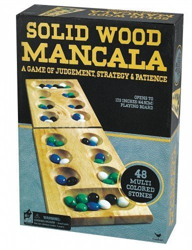 Gift Item Solid Wood Mancala Marble Game