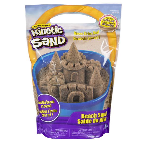 Kinetic Sand 3 Pounds Beach Sand (Packaging May Vary)