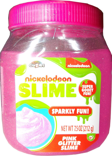 Crazy.art Nick Glitter Slime Jar- Sparkly Fun!