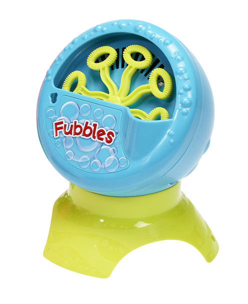 Little Kids Fubbles Bubble Blastin’ Bigger Bubbles Kids Automatic Party Machine and Includes 4oz of Bubble Solution Toy, Blue