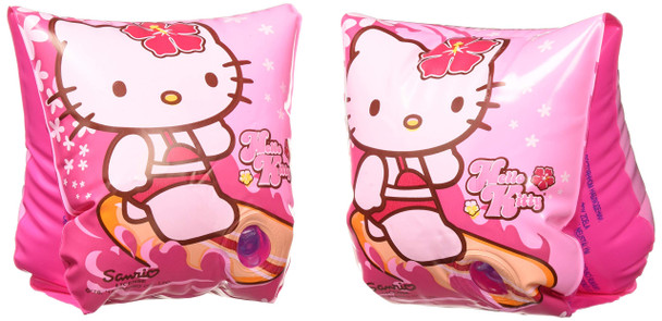 Hello Kitty Deluxe Inflatable Arm Bands Floatation Sleeves,for Ages 3-6