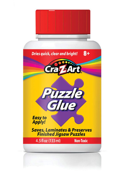 Jigsaw Puzzle Glue with Applicator! Saves, Laminates & Preserves