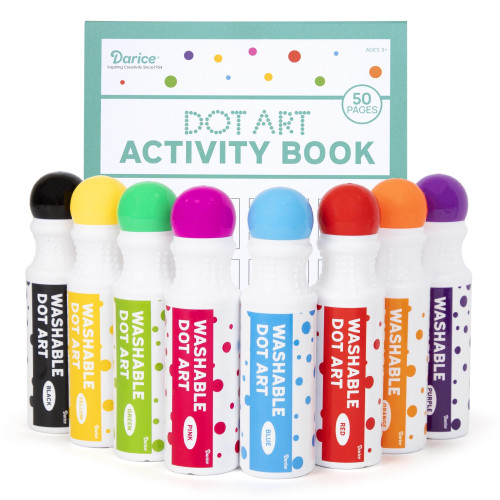 Darice Washable Dot Markers for Kids Washable Bingo Daubers