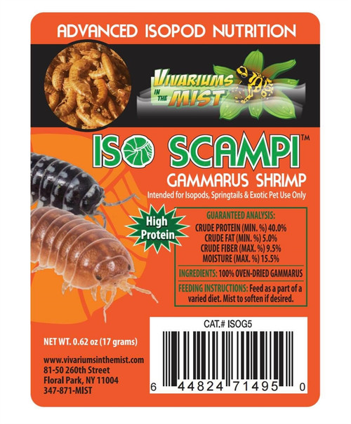 Iso Scampi Oven-Dried Gammarus Shrimp