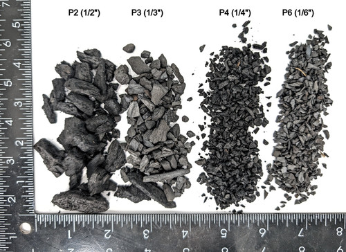 P6 1/6" Charcoal - 40lbs