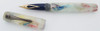 PSPW Prototype Fountain Pen - Multi-Color Swirl, Antiqued Clip, Sheaffer Imperial Nibs (New)