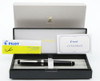 Pilot Namiki Custom Heritage 912 Fountain Pen - Black, 14k FA Flexible Nib (Near Mint, Works Well) Pilot Namiki Custom Heritage 912 Fountain Pen - Black, 14k FA Flexible Nib (Near Mint, Works Well)