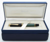 Pelikan M600 Souveran Fountain Pen - Green and Black, Medium 14k  (Excellent in Box, Works Well)