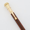 Wahl Flat Top Mechanical Pencil - Rosewood, Slender, Gold Trim (Very Nice)