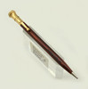 Wahl Eversharp Mechanical Pencil - Red, Woodgrain Hard Rubber (Excellent, Working Well)