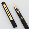 Sheaffer TARGA 1003S Slim Fountain Pen - Matte Black, Medium 14k Nib (Excellent, Works Well)