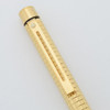 Sheaffer Targa 1007 Ballpoint Pen - Gold Plated, Geometric, GP Trim (Very Nice, Works Well)