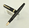 Parker Duovac Vacumatic  Filler-  Late Senior, 1944, Striped Blue, Fine (Excellent, Restored)