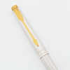 Parker 75 Ballpoint Pen - Grain d'Orges Barleycorn Rhodium Plated  with GP Trim (Near Mint)