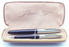 Parker 51 Aerometric Fountain Pen Set - 1948, Plum, Lustraloy Caps, Medium  (Excellent in Case,  Hard to Find)