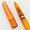 Parker 51 Ariel Kullock "Fantasy" Aerometric - Orange Demonstrator w Custom Cap, Fine Nib (Excellent, Works Well)