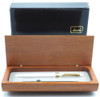 Danitrio Trio Classic Fountain Pen - Pearl White, 18k Medium Nib (New in Box, Works Well)