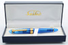 Sailor 1911 Blue Demonstrator Fountain Pen - Standard Size, Gold Trim, Fine 14k Nib (Excellent + In Box, Works Well) Sailor 1911 Blue Demonstrator Fountain Pen - Standard Size, Gold Trim, Fine 14k Nib (Excellent + In Box, Works Well)