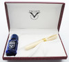 Visconti Van Gogh Maxi Fountain Pen - Ivory Resin, Medium 23k Palladium Dreamtouch Nib (New in Box, Works Well)