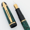 Waterman Phileas "Sydney 2000" Fountain Pen - Green Marble, Medium (Excellent, Works Well)