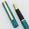 Sheaffer Fashion II Fountain Pen - Turquoise Marble, Medium (New Old Stock, Perfect)