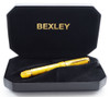 Bexley Cable Twist Fountain Pen (1994) - Yellow Pearl, Button Fill, Medium 14k Nib (Near Mint, In Box, Works Well)
