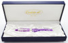 Conklin (Modern) CushionPoint Fountain Pen - Grape Swirl, Medium Steel Nib (Near Mint in Box, Works Well)