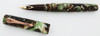 PSPW Prototype Fountain Pen - Copper Sage Cruzite, Clip, Sheaffer Imperial Nibs (New)