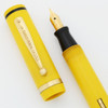 Eagle Oversized Fountain Pen - Yellow with GT, 14k Flexible Nib (Excellent +, Restored)