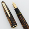 Sheaffer Craftsman 350 - Brown Striated, 14k Fine #33 Nib, Lever Filler (Superior, Restored)