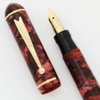 Spencerian Pen Co Fountain Pen (Conklin) - Burgundy Marble, 14k Medium Sheaffer's 33 Nib (Excellent, Works Well)