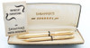 Sheaffer Triumph Fountain Pen Set - Snorkel, Gold Filled Cap & Barrel, Medium 14k Triumph Nib (Superior in Box, Restored)