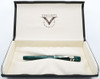 Visconti Ragtime I Fountain Pen - Green Marble, Fine Stainless Steel Nib, C/C Fill (Excellent + in Box, Works Well)