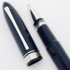 Omas 360 Rollerball Pen - Navy Blue with Silver Trim (Excellent in Box, Works Well)